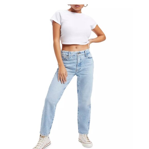 Good American Denim - Good American Good Girlfriend High jeans Sz. 0/25